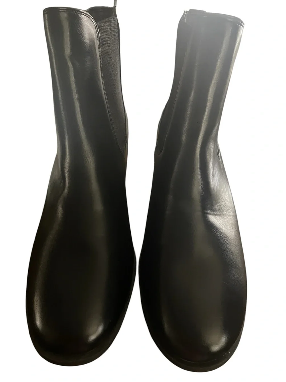 Steve Madden Chayse Black Chelsea Ankle Boot Size 9 Block Heel